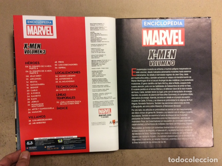 Libros: ENCICLOPEDIA MARVEL X-MEN VOL.3. ALTAYA 2016 - Foto 3