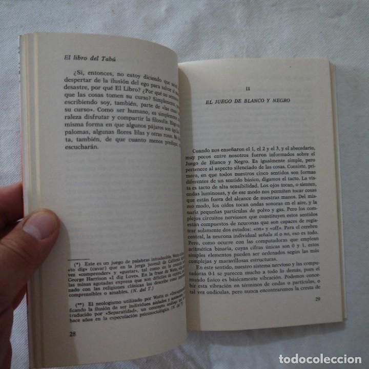 Libros: EL LIBRO DEL TAB&Uacute; - ALAN WATTS - EDITORIAL KAIR&Oacute;S - 1982 - 4.&ordf; EDICION - Foto 6