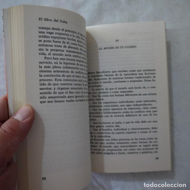 Libros: EL LIBRO DEL TAB&Uacute; - ALAN WATTS - EDITORIAL KAIR&Oacute;S - 1982 - 4.&ordf; EDICION - Foto 8