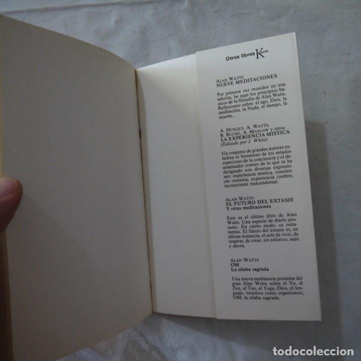 Libros: EL LIBRO DEL TAB&Uacute; - ALAN WATTS - EDITORIAL KAIR&Oacute;S - 1982 - 4.&ordf; EDICION - Foto 10