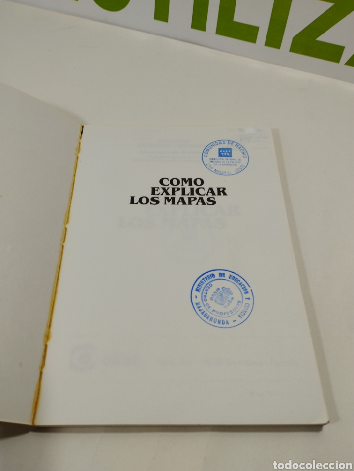 Libros: Como explicar los mapasm ideas y servicios para la interpretaci&oacute;n y realizacion de mapas. Ceac - Foto 3