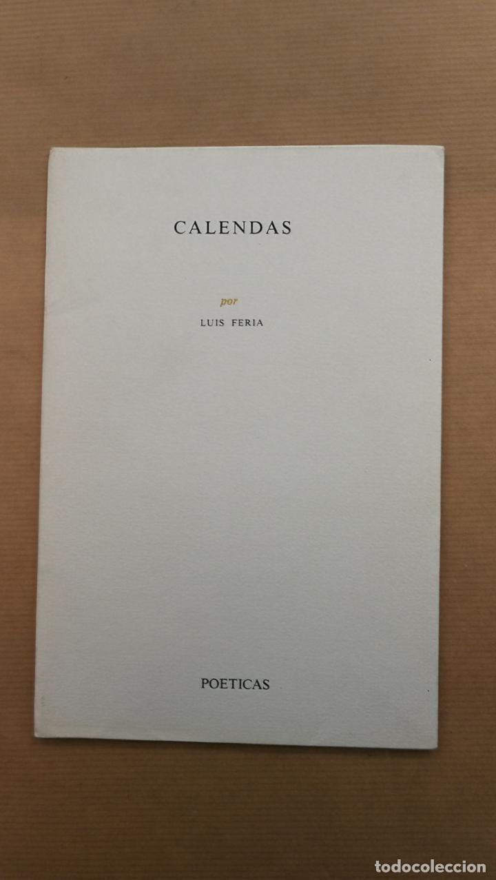 Libros: CALENDAS. - LUIS FERIA. - Foto 1