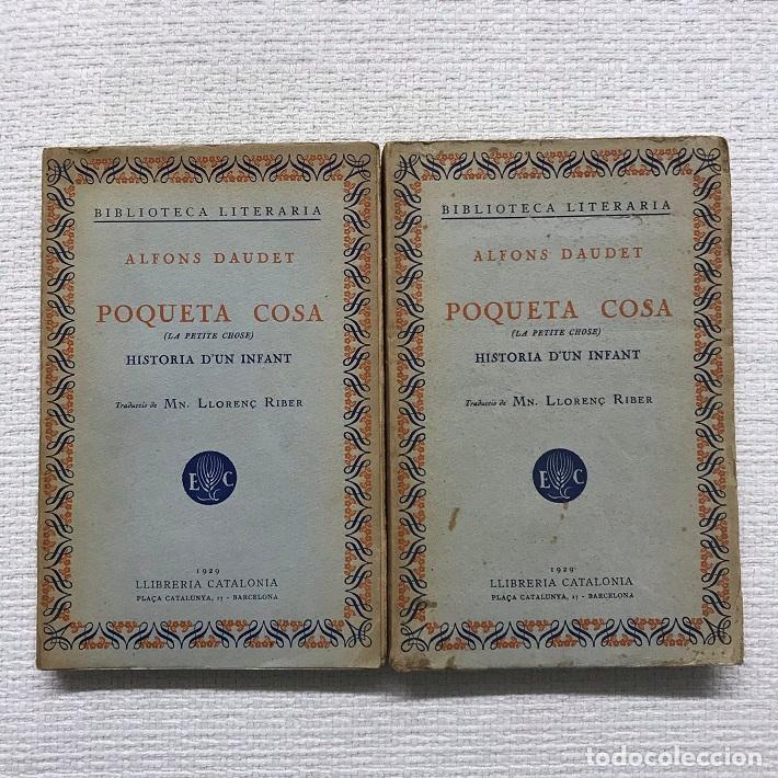 Libros: Poqueta cosa. Volums I i II - Alfons Daudet - Foto 2