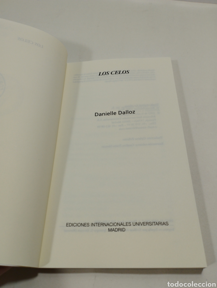 Libros: Los celos. Danielle Dalloz. Umelia. - Foto 4