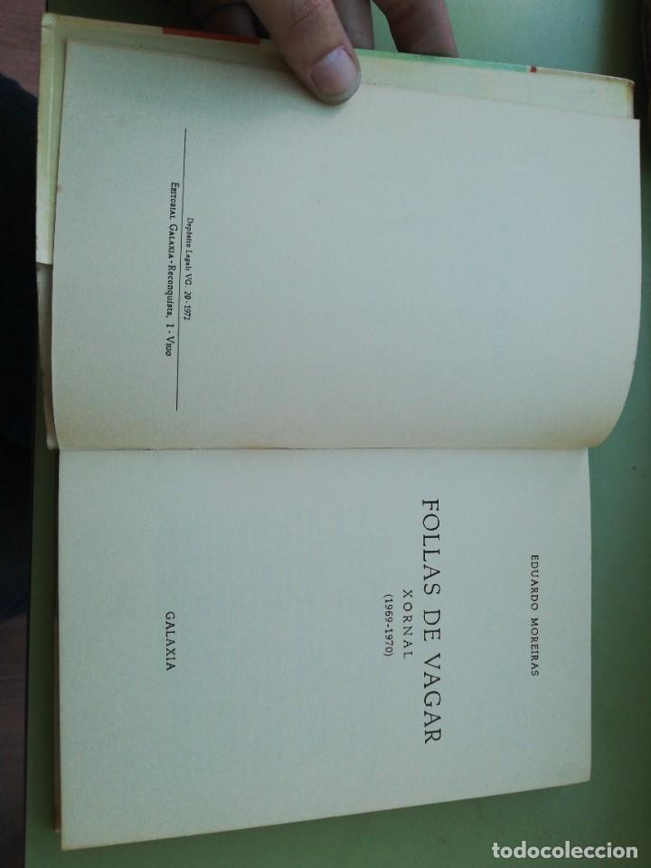 Libros: Follas de Vagar. Moreiras, E. - Ed. Galaxia, 1972 - Foto 3