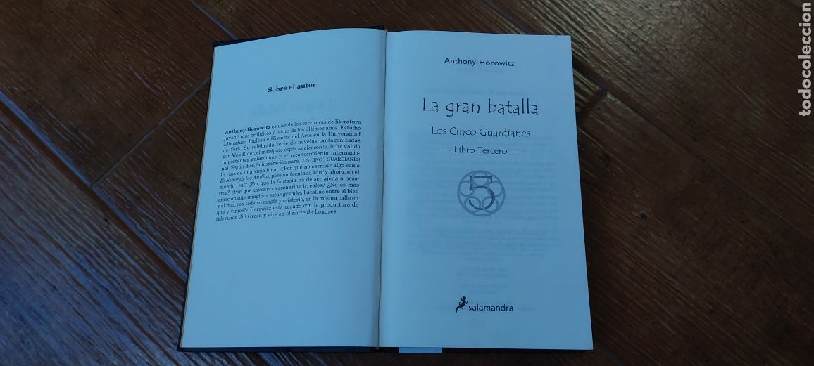 Libros: Libro La Gran Batalla -Anthony Horowitz- 1&deg; Edicion (Lote A) - Foto 4
