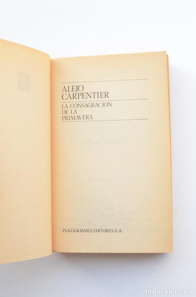 Libros: La consagraci&oacute;n de la primavera - CARPENTIER, Alejo - Foto 2