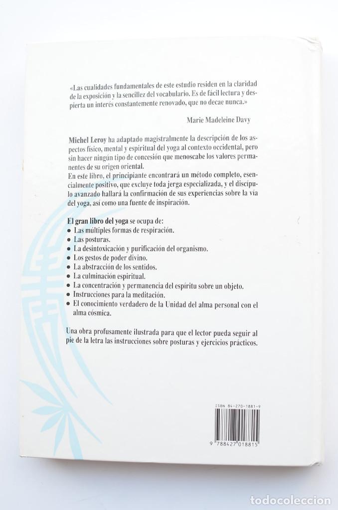 Libros: El gran libro de Yoga - LEROY, Michel - Foto 5