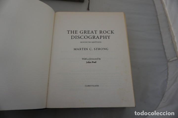 Libros: 21D/ THE GREAT ROCK DISCOGRAPHY - MARTIN C. STRONG / CANONGATE EDITOR - Foto 3