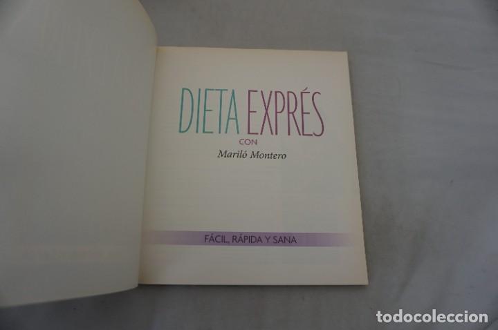Libros: 21B/ DIETA EXPRES - CON MARILO MONTERO - TVE - Foto 3