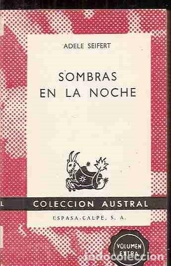 Libros: SOMBRAS EN LA NOCHE - SEIFERT, ADELE - Foto 1