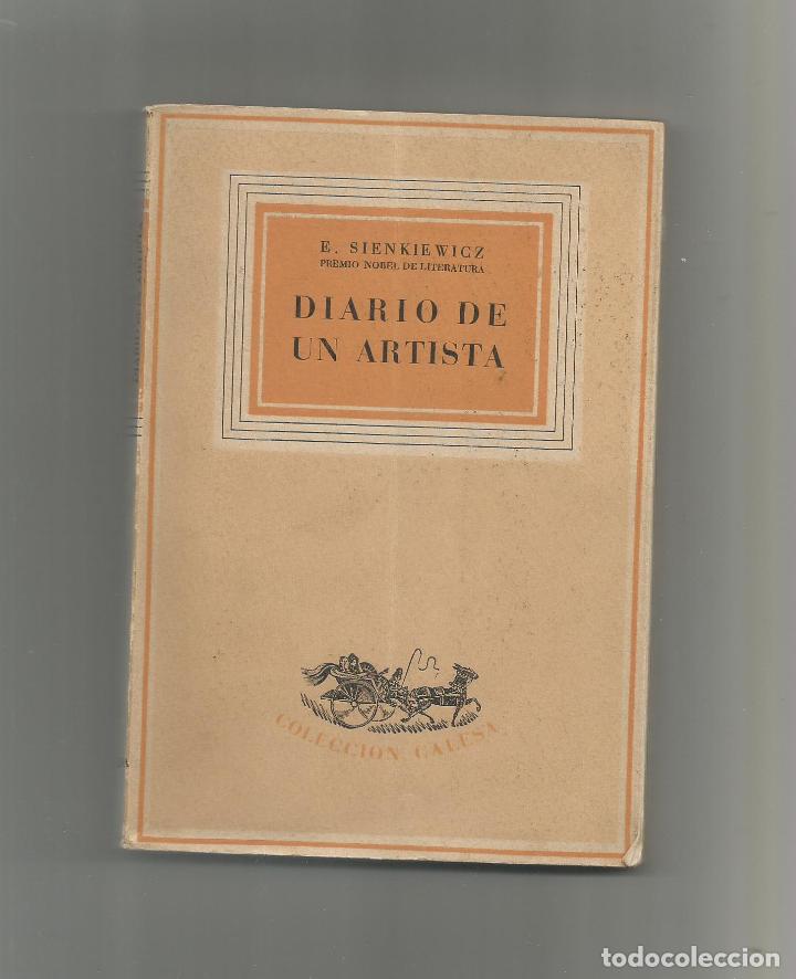 Libros: Diario de un artista. - SIENKIEWICZ, E.: - Foto 1
