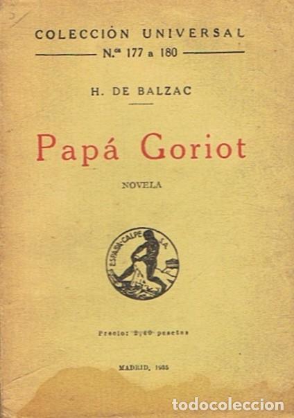 Libros: PAP&Aacute; GORIOT. - Balzac. H. de, - Foto 1