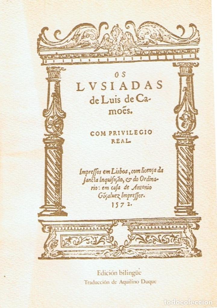 Libros: OS LUSIADAS. Edici&oacute;n biling&uuml;e. - Camoens. Luis de, - Foto 1