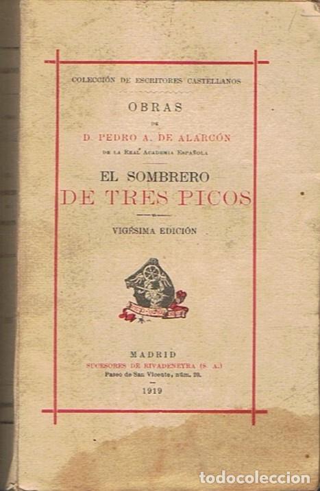 Libros: EL SOMBRERO DE TRES PICOS. - Alarc&oacute;n. Pedro A. de, - Foto 1