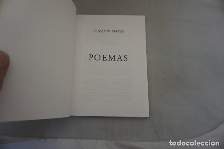 Libros: AR14F/ POEMAS - BENJAMIN MATEO - Foto 3