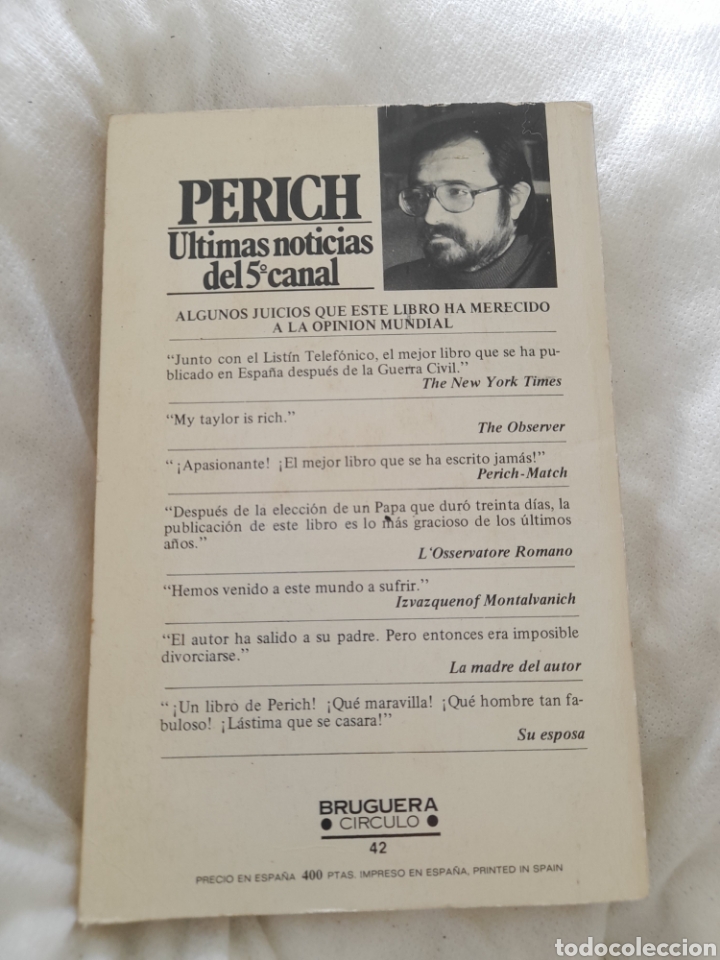 Libros: &Uacute;ltimas noticias del 5 canal. Perich - Foto 2