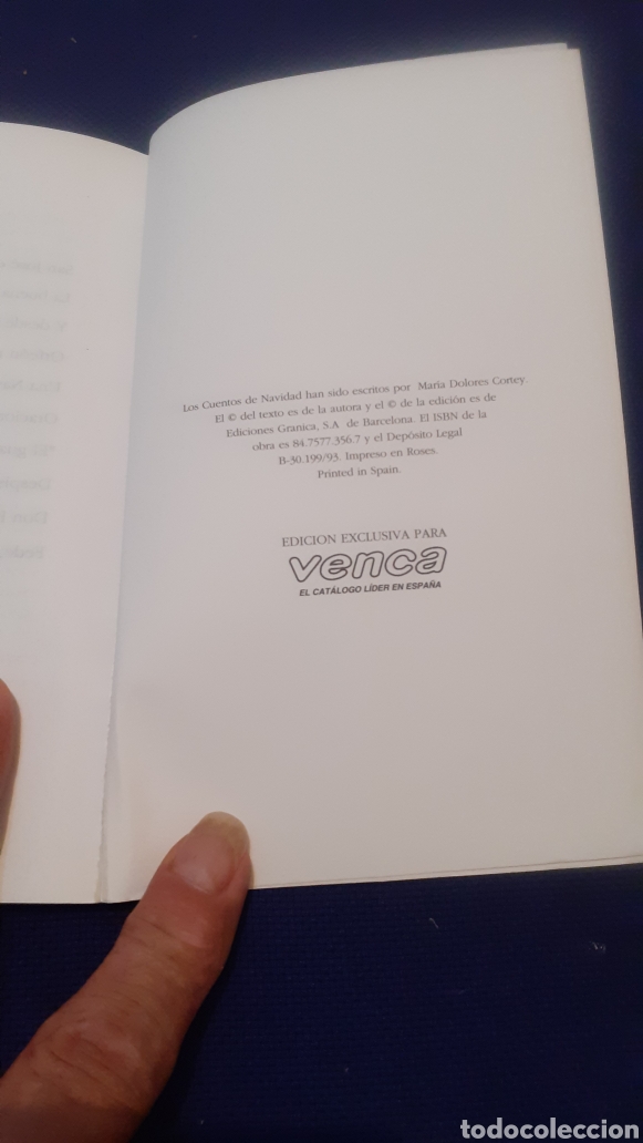 Libros: CUENTOS DE NAVIDAD, MARIA DOLORES CORTEY, ESTADO EXCELENTE - Foto 3