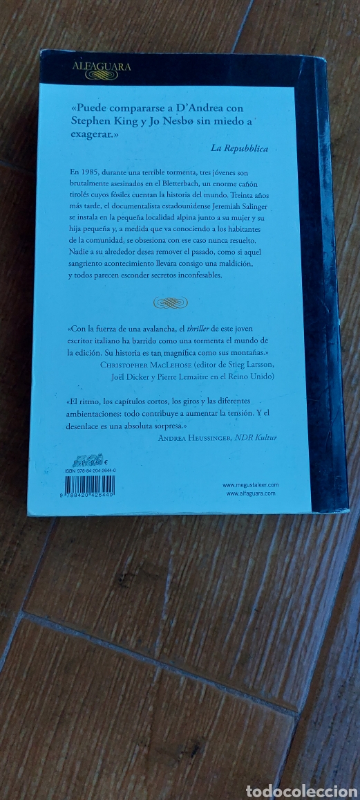 Libros: Libro La Sustancia del Mal -Luca DAndrea- 1&deg; Edicion - Foto 3