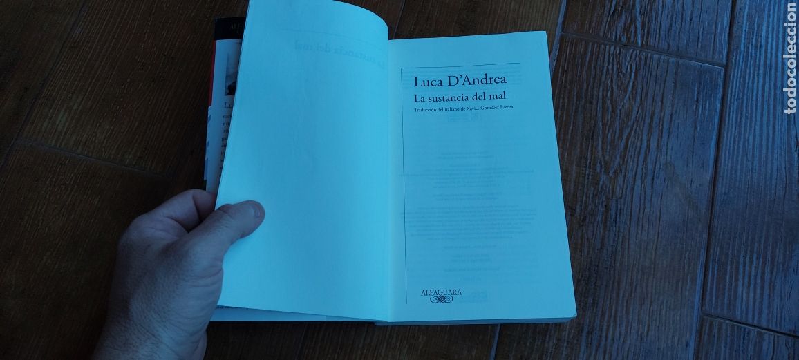 Libros: Libro La Sustancia del Mal -Luca DAndrea- 1&deg; Edicion - Foto 5