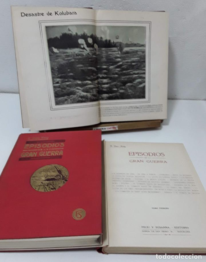 Libros: Episodios de la Gran Guerra (III Tomos con 60 n&uacute;meros) - E. Diaz Retg - Foto 2