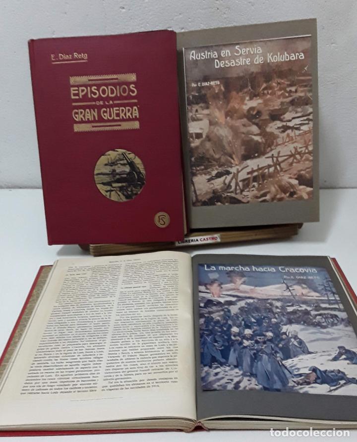 Libros: Episodios de la Gran Guerra (III Tomos con 60 n&uacute;meros) - E. Diaz Retg - Foto 3