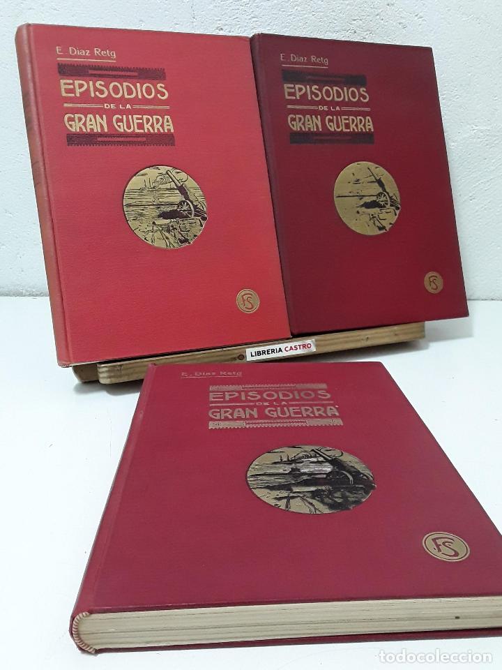Libros: Episodios de la Gran Guerra (III Tomos con 60 n&uacute;meros) - E. Diaz Retg - Foto 1