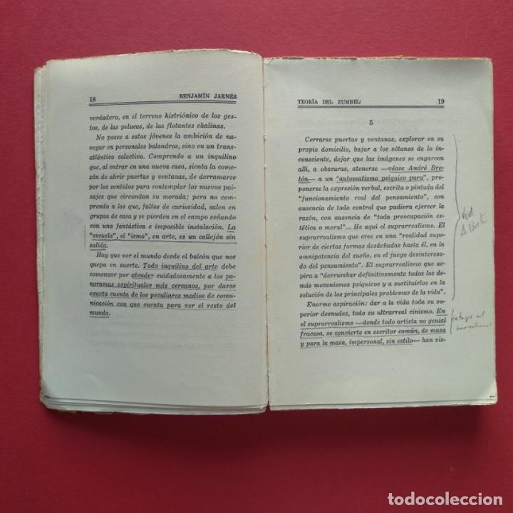 Libros: TEOR&Iacute;A DEL ZUMBEL. Novela. - JARN&Eacute;S, Benjam&iacute;n. - Foto 3