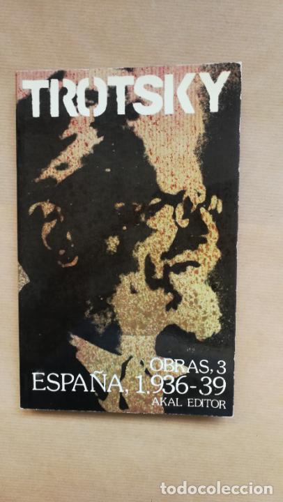 Libros: Obras 3. Espa&ntilde;a 1936-39. - Trotsky. - Foto 1