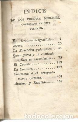 Libros: Colecci&oacute;n de algunos cuentos morales - VARIOS - Foto 3