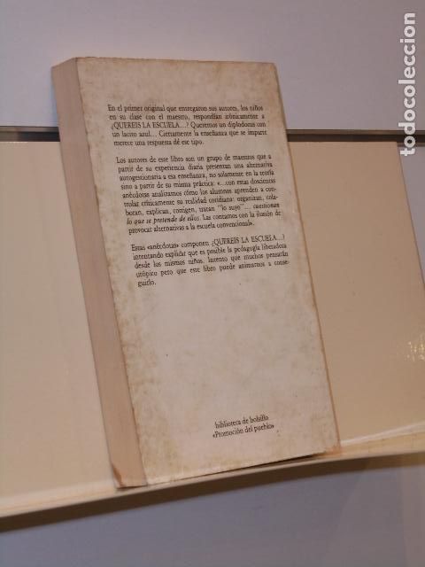 Libros: &iquest;QUEREIS LA ESCUELA? COLECTIVO DEL MARTES - ZERO ZYX - Foto 2
