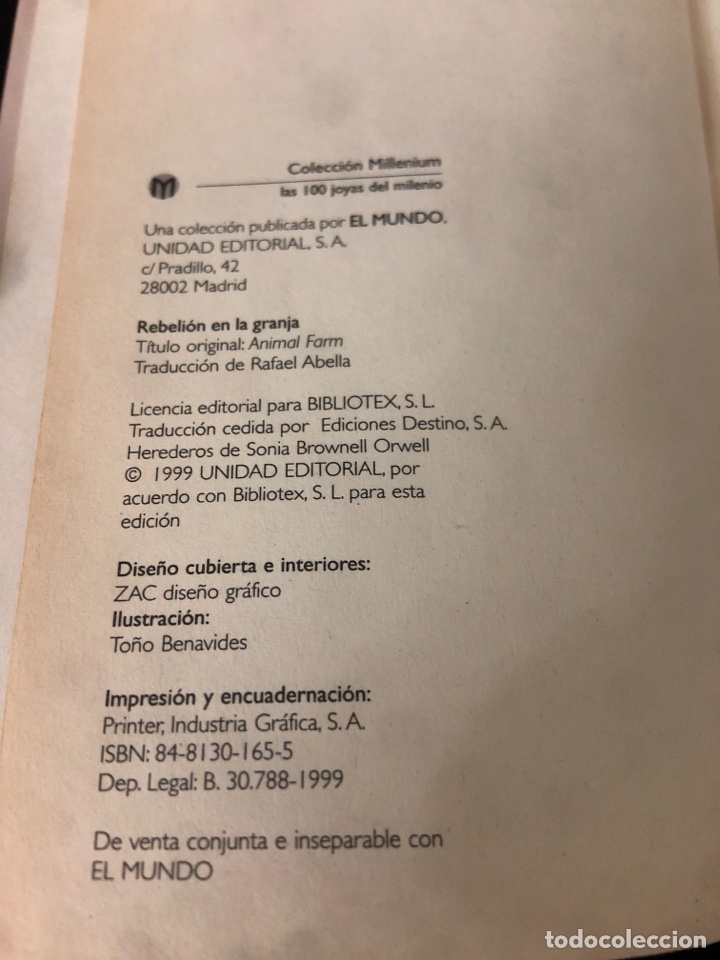 Libros: GEORGE ORWELL, REBELI&Oacute;N EN LA GRANJA - Foto 2