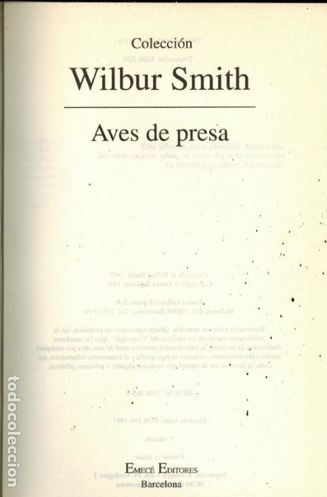 Libros: AVES DE PRESA - Foto 1