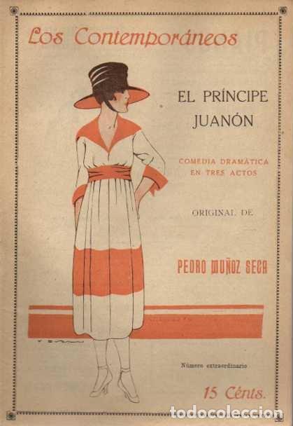 Libros: EL PR&Iacute;NCIPE JUAN&Oacute;N. COMEDIA DRAM&Aacute;TICA EN TRES ACTOS. - MU&Ntilde;OZ SECA, Pedro. - Foto 1