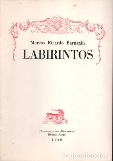 Libros: LABIRINTOS. - BARNAT&Aacute;N, Marcos Ricardo. - Foto 1