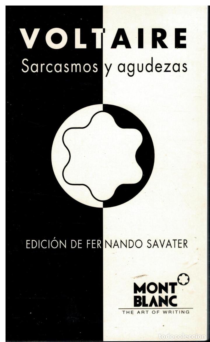 Libros: SARCASMOS Y AGUDEZAS. Edici&oacute;n de Fernando Savater. - Foto 1