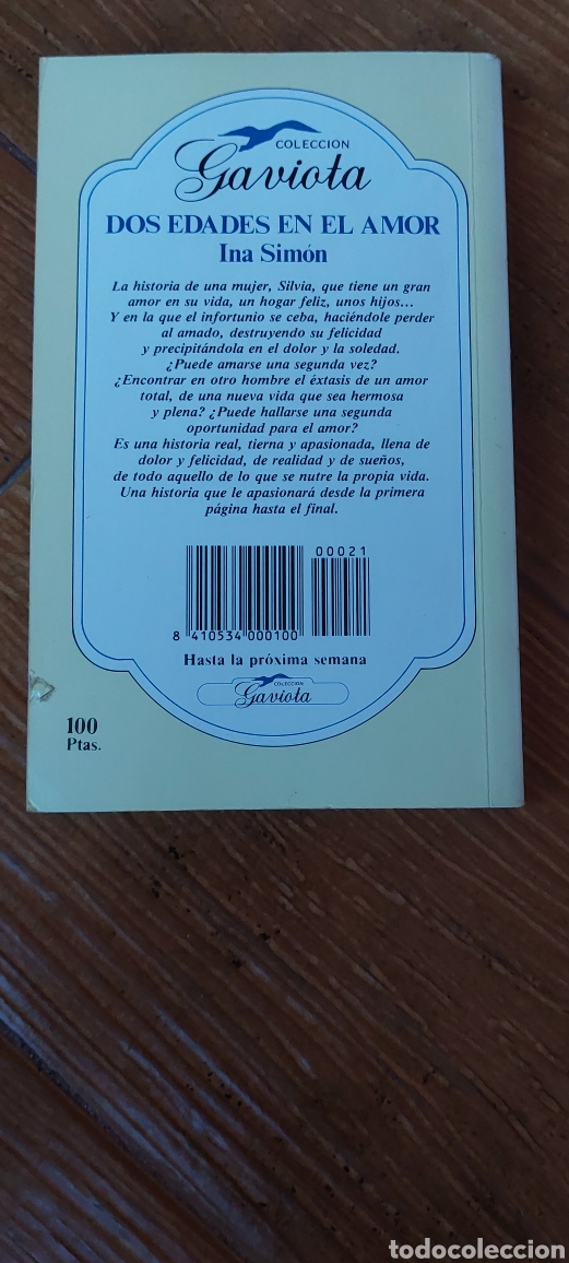 Libros: Libro Dos Edades en el Amor -Ina Sim&oacute;n- Colecci&oacute;n Gaviota - Foto 2