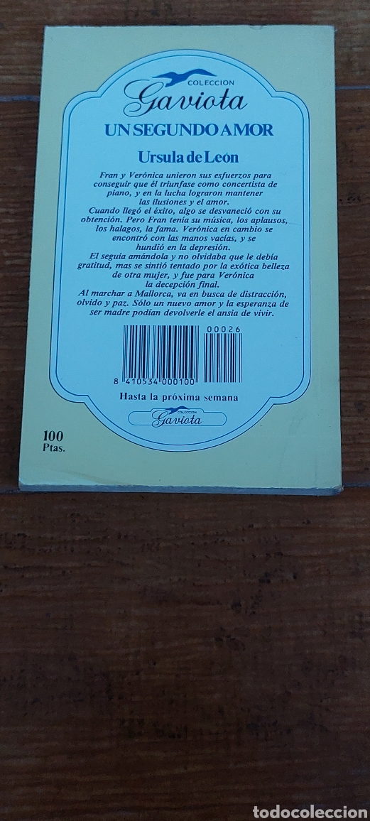 Libros: Libro Un Segundo Amor -Ursula de Le&oacute;n, Colecci&oacute;n Gaviota - Foto 2