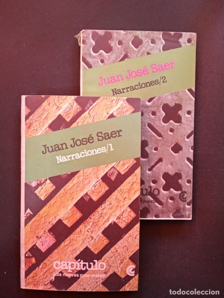 Libros: Juan Jos&eacute; Saer - Narraciones. 2 Tomos - Foto 1