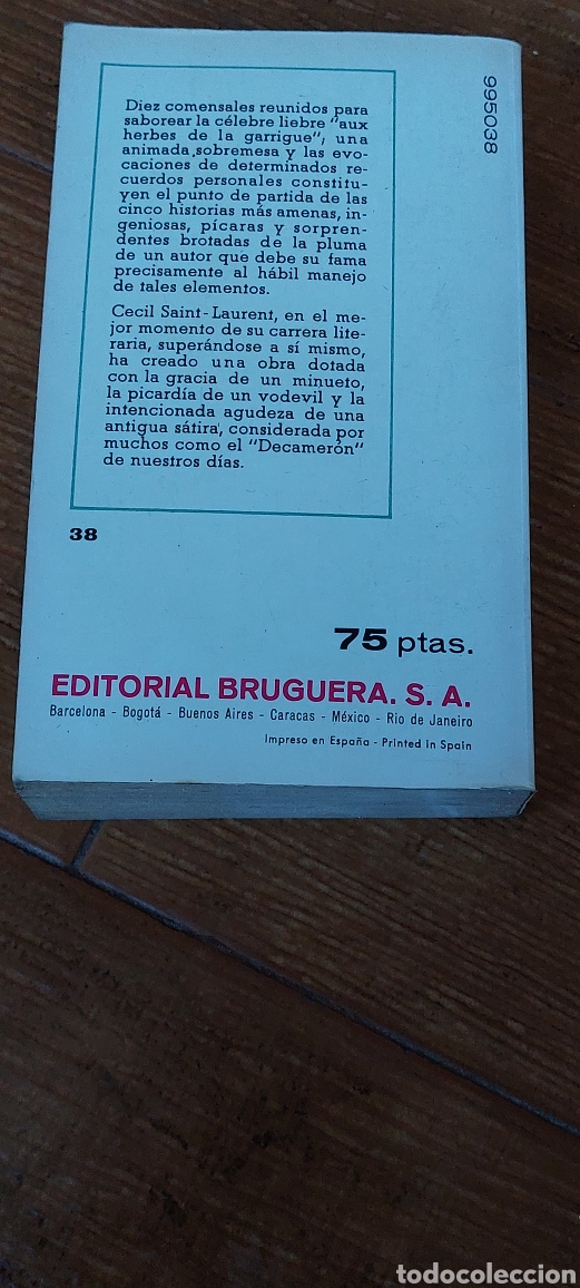 Libros: Libro La Sobremesa -Cecil Saint Laurent- Editorial Bruguera (Lote A) - Foto 3