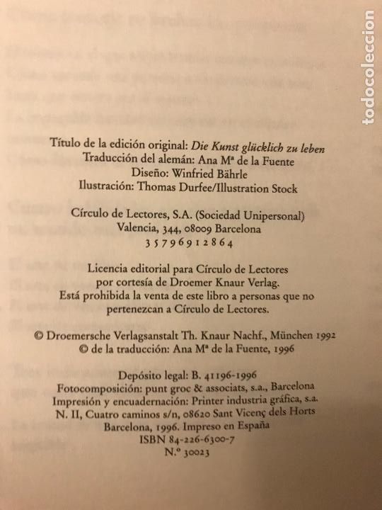 Libros: El arte de ser feliz. Josef Kirschner. - Foto 3