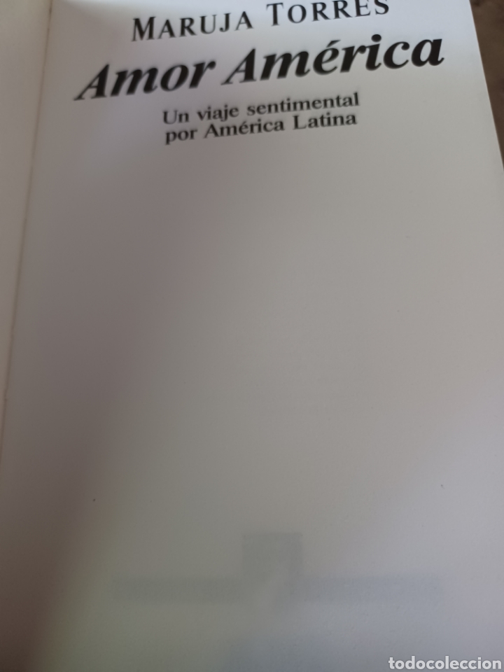 Libros: .Barybook 312. . Amor Am&eacute;rica Maruja Torres - Foto 3
