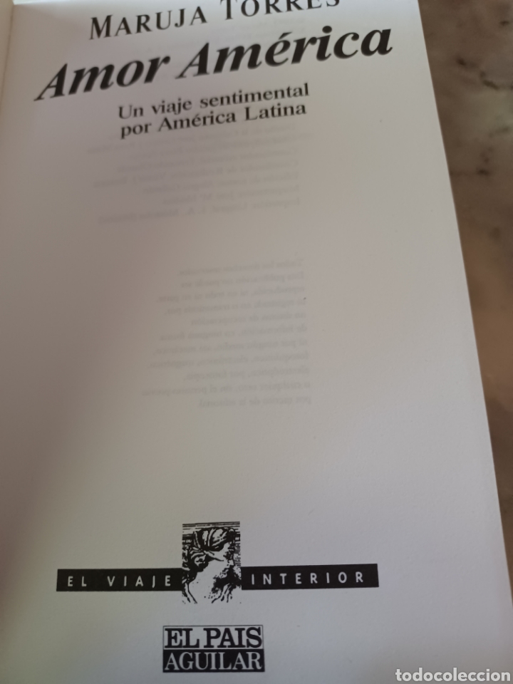 Libros: .Barybook 312. . Amor Am&eacute;rica Maruja Torres - Foto 4
