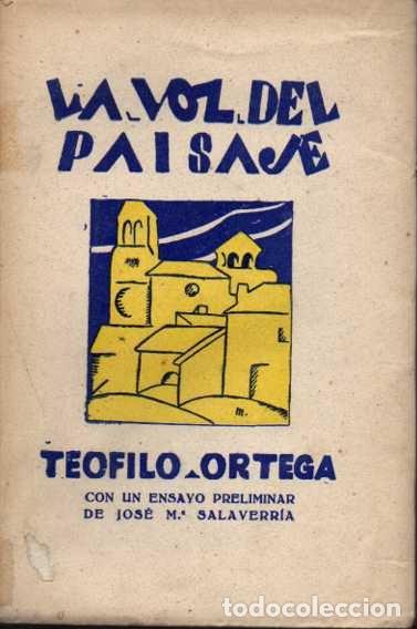 Libros: LA VOZ DEL PAISAJE. - ORTEGA, Teofilo. - Foto 1