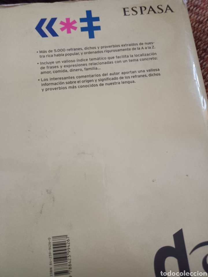 Libros: Barybook 295. Diccionario de refranes dichos y proverbios Luis Junceda Espasa - Foto 6