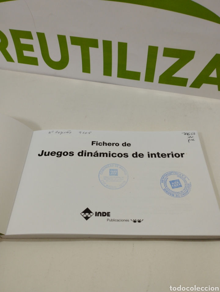 Libros: Juegos din&aacute;micos de interior. Fichero.. inde. - Foto 2
