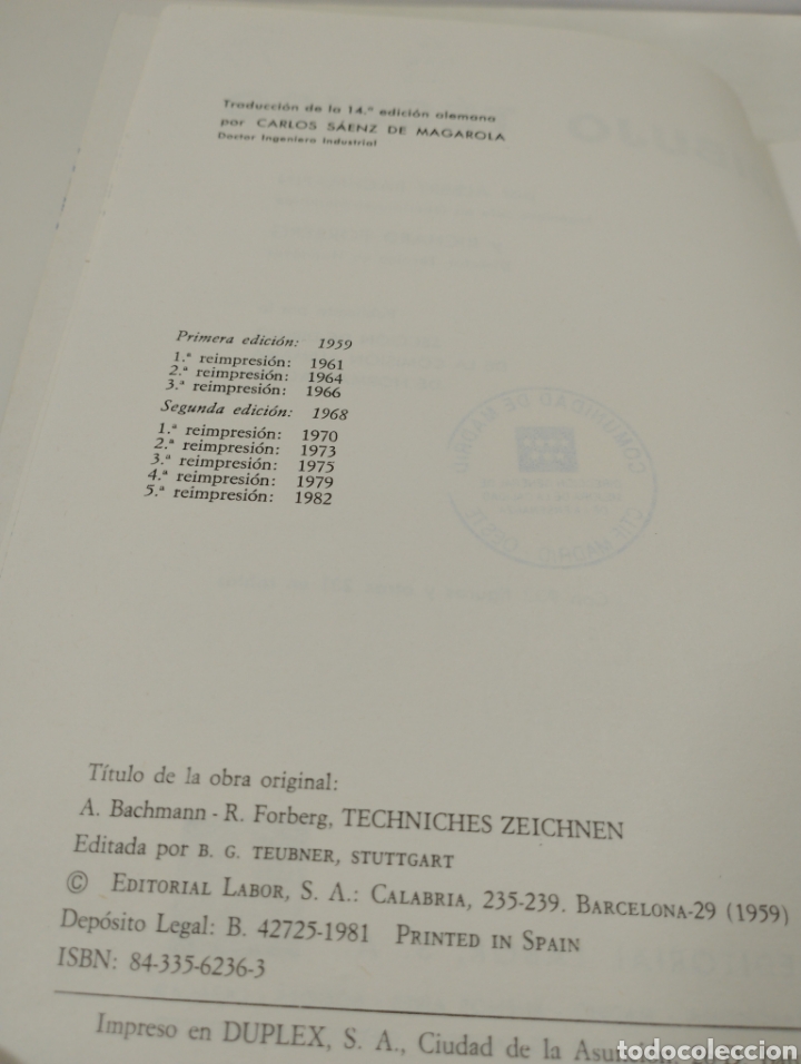 Libros: Dibujo t&eacute;cnico editorial labor. - Foto 4