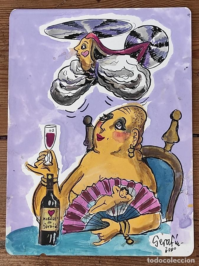 Libros: DIBUJO ORIGINAL - Rojo, Seraf&iacute;n - Foto 1