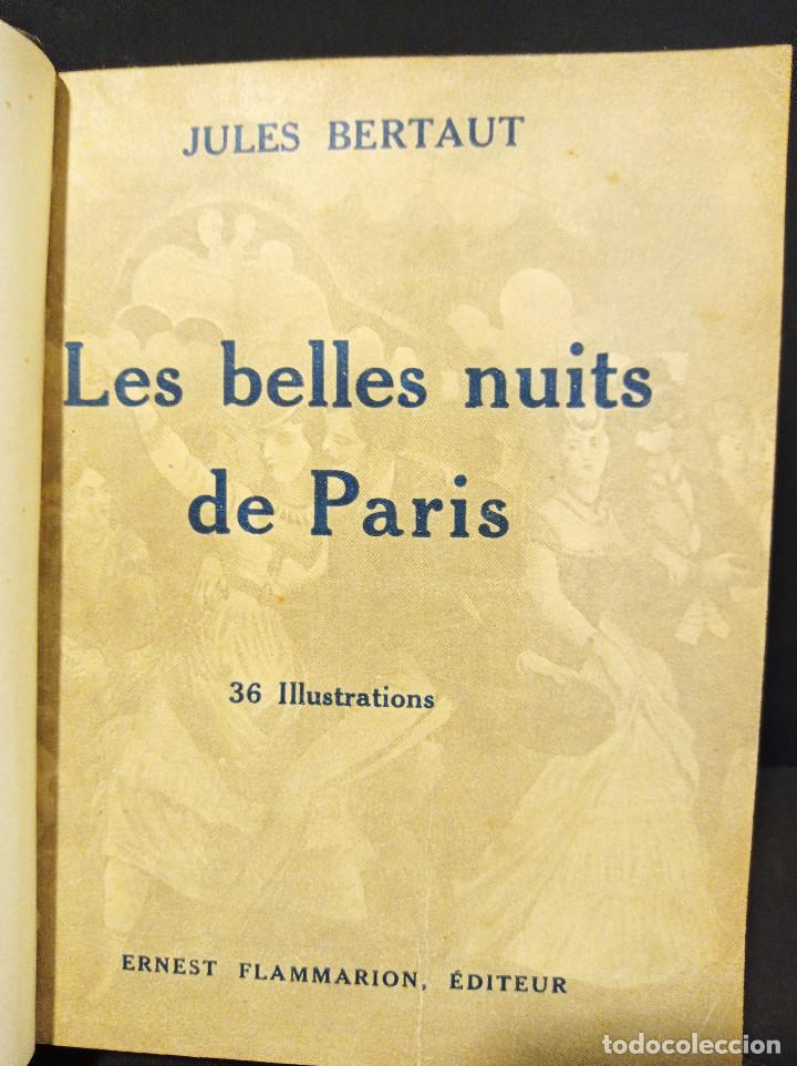Libros: BERTAUT, Jules.- - Les belles nuits de Paris. - Foto 1