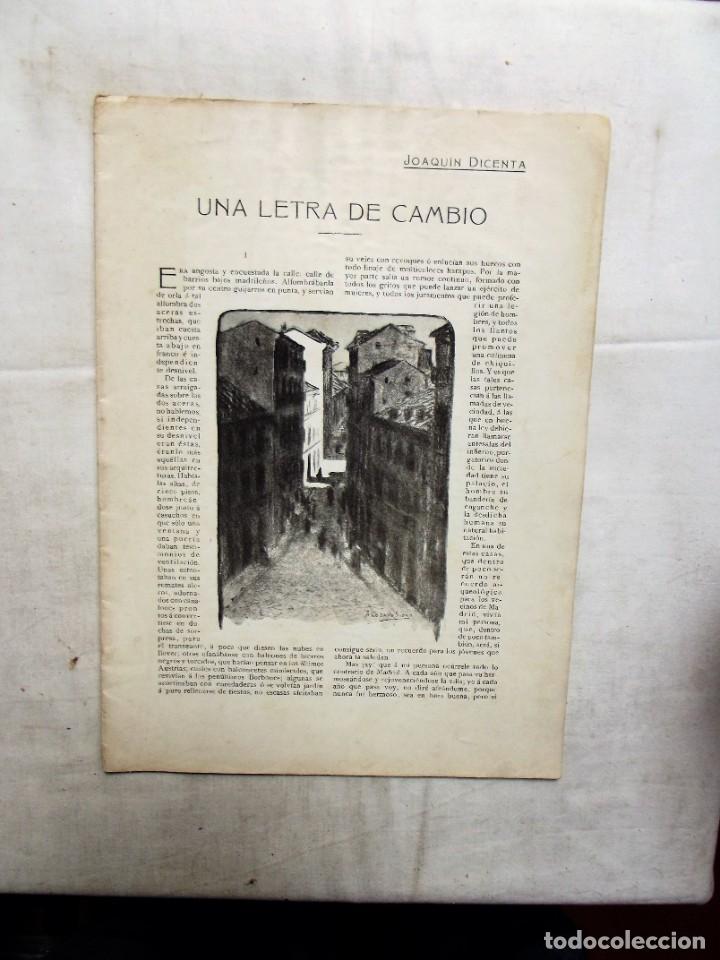Libros: UNA LETRA DE CAMBIO POR JOAQUIN DICENTA - Foto 1